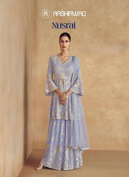 Nusrat By Aashirwad Georgette Readymade Suits Wholesale Price In Surat